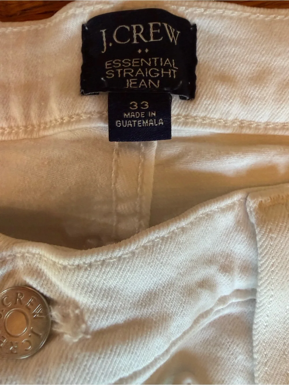 J. Crew High-Rise White Women’s Jeans